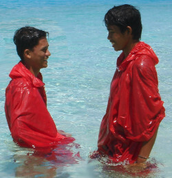 poncho cape for swimming pool training